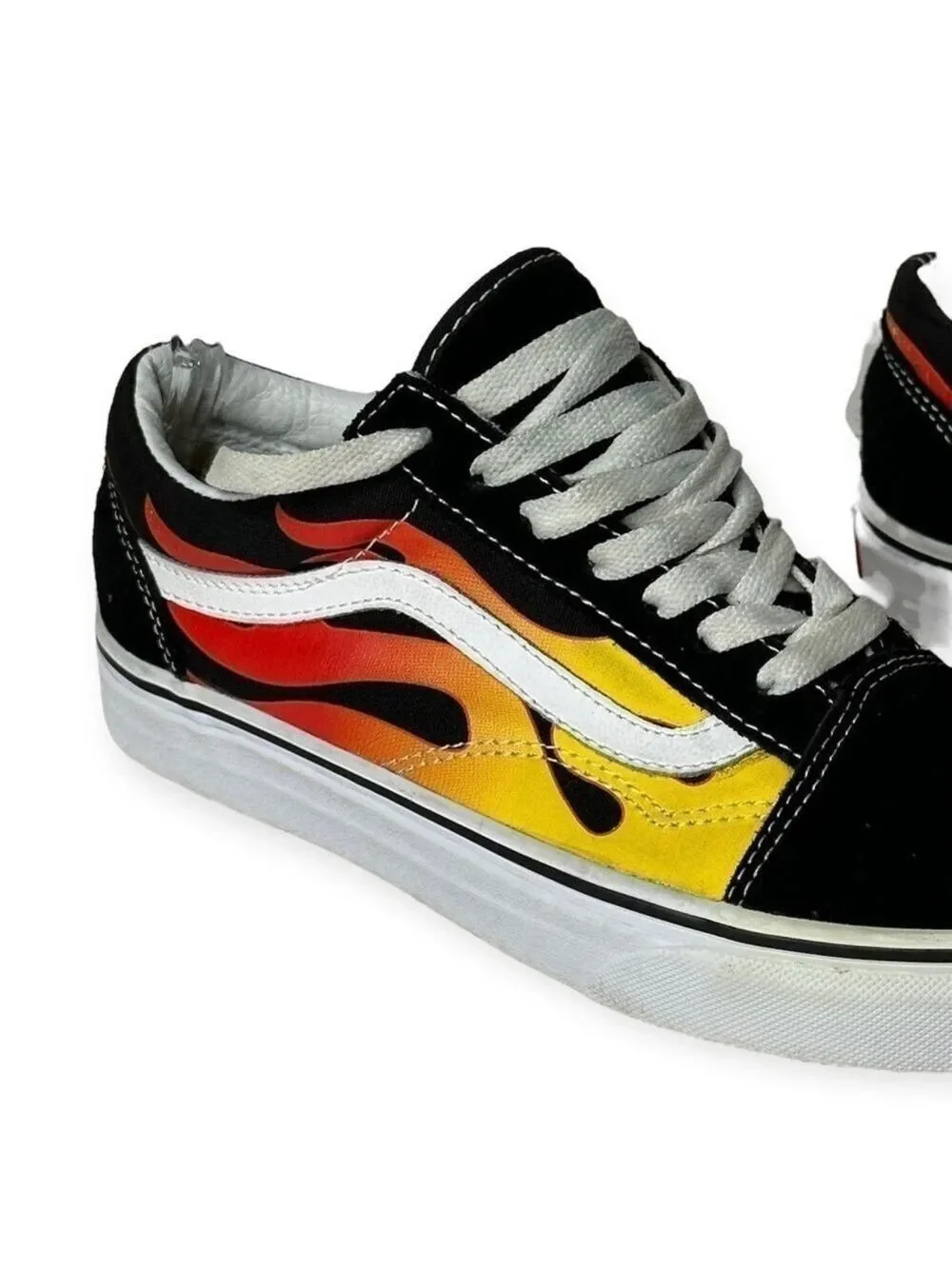 Vans Old Skool Flame Skate Shoes Men's‎ 6 Women's 7.5